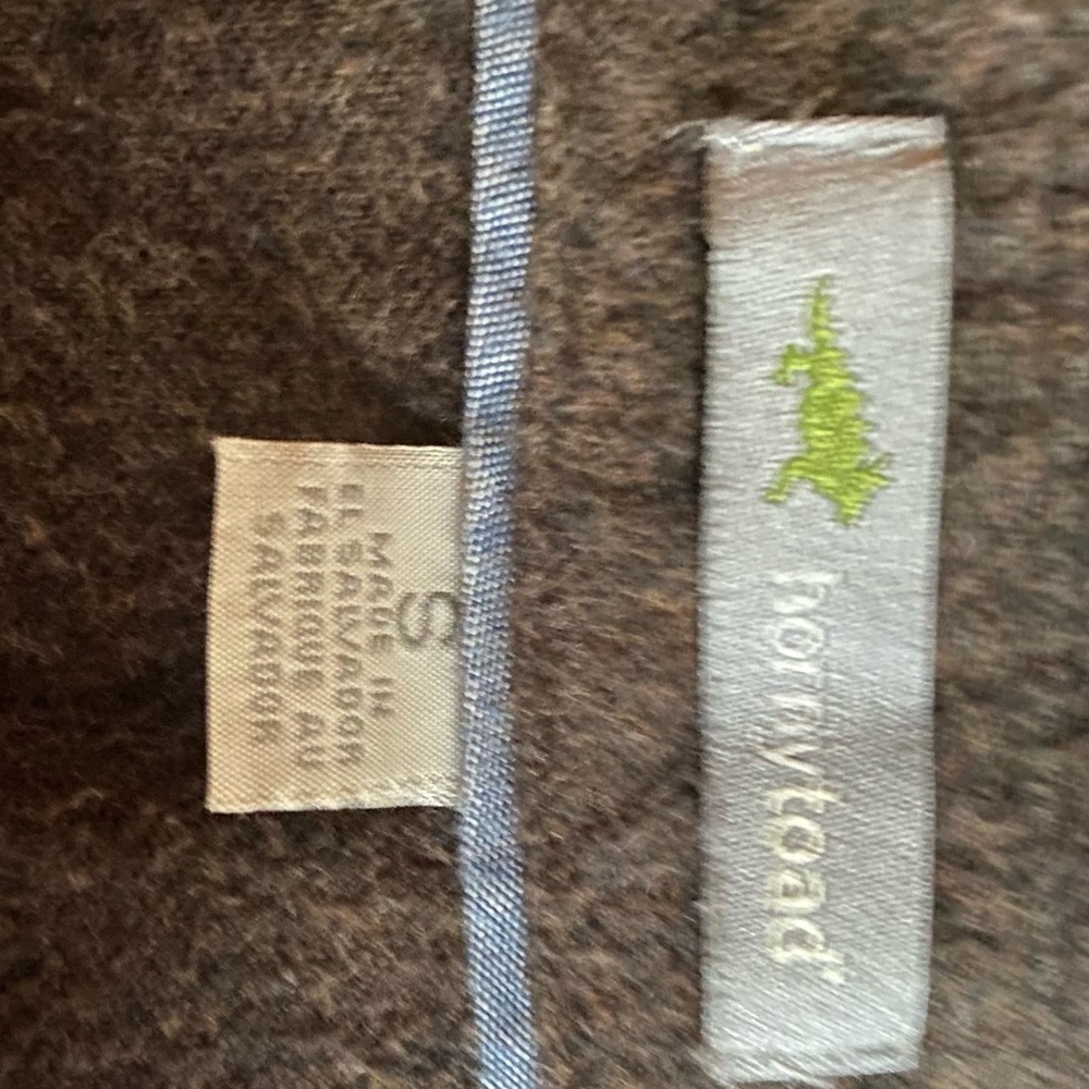 Horny Toad Small Button-down shirt Heathered Brown 100% Organic Cotton casual